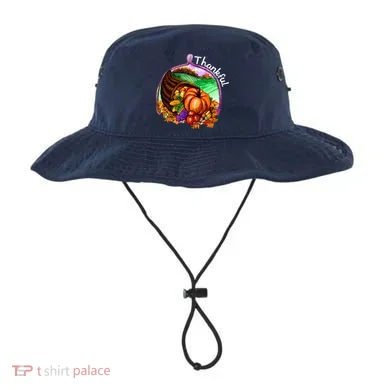 Thankful Pumpkin Fall Thanksgiving Bucket Hat