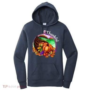 Thankful Pumpkin Fall Thanksgiving Women's Hoodie