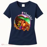 Thankful Pumpkin Fall Thanksgiving Women's T-Shirt thumb 0