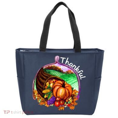 Thankful Pumpkin Fall Thanksgiving Tote Bag