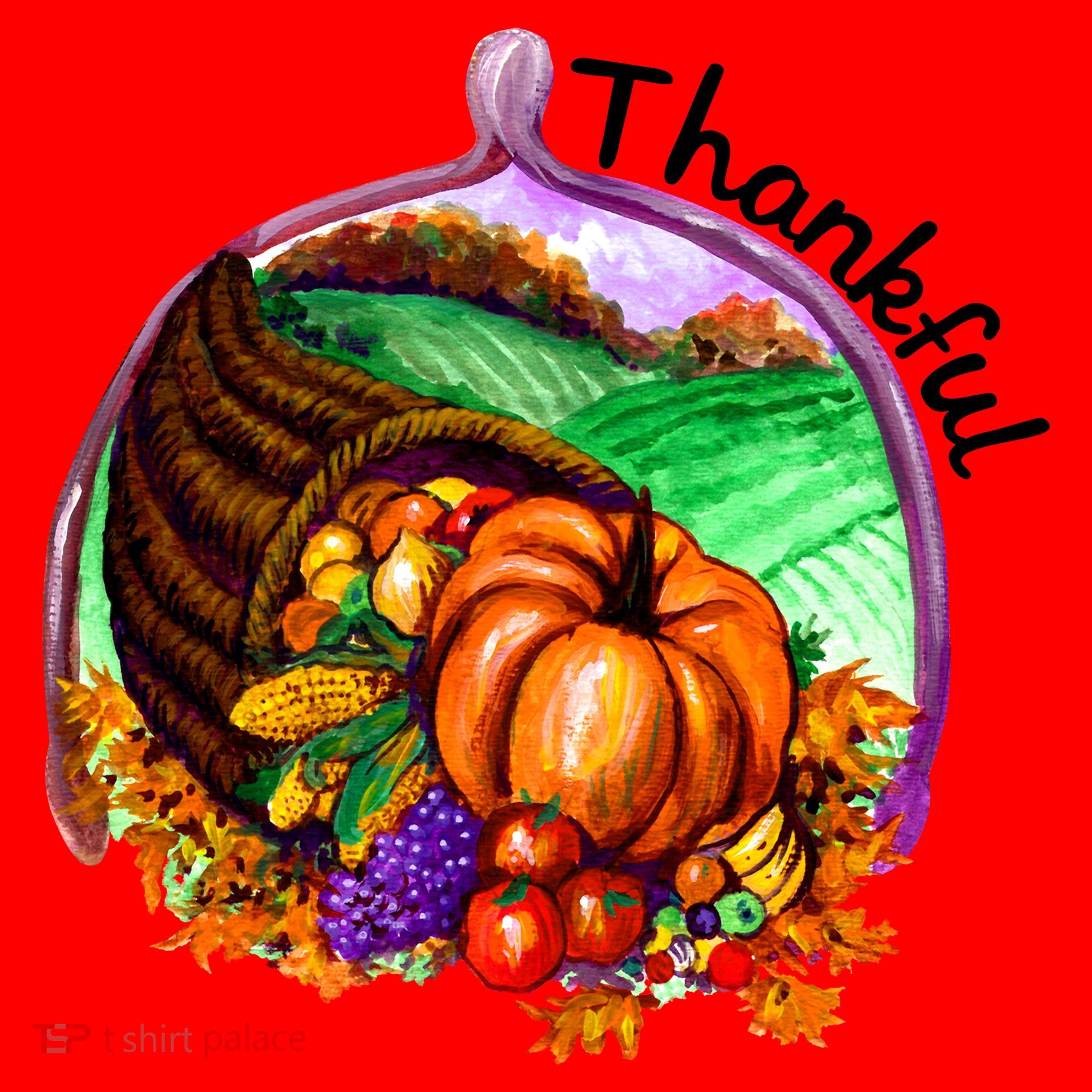 Thankful Pumpkin Fall Thanksgiving Santa Hat