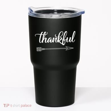 Thankful Thanksgiving Day Tumbler