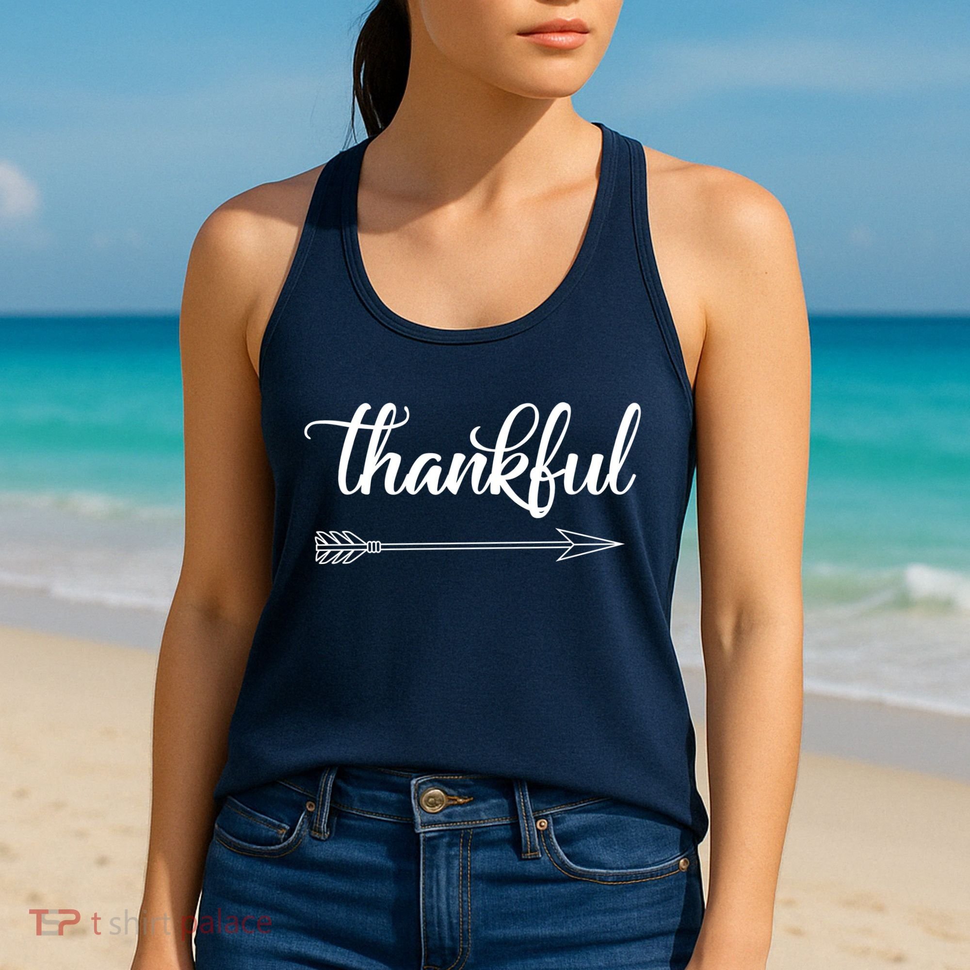 Thankful Thanksgiving Day Women's Tank Top