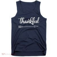 Thankful Thanksgiving Day Tank Top thumb 0
