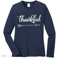 Thankful Thanksgiving Day Women's Long Sleeve Shirt thumb 0