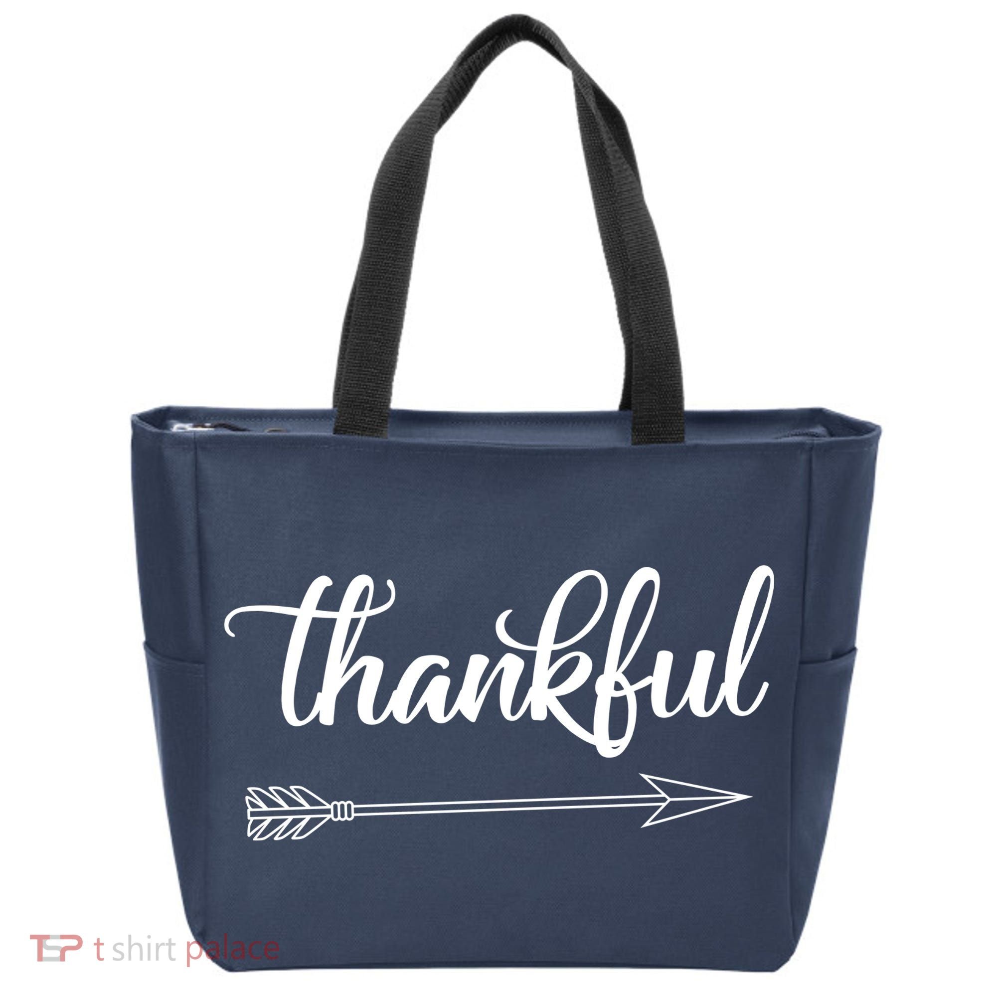Thankful Thanksgiving Day Tote Bag