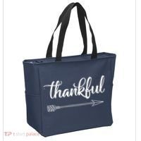 Thankful Thanksgiving Day Tote Bag thumb 2