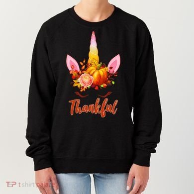 Thankful Unicorn Autumn Women's Sweatshirt