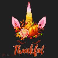 Thankful Unicorn Autumn Women's Sweatshirt thumb 2