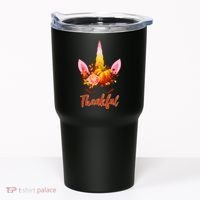 Thankful Unicorn Autumn Tumbler thumb 0
