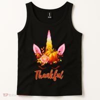Thankful Unicorn Autumn Tank Top thumb 2