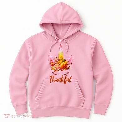Thankful Unicorn Autumn Hoodie