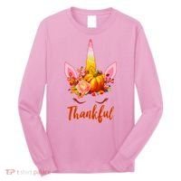 Thankful Unicorn Autumn Long Sleeve Shirt thumb 0