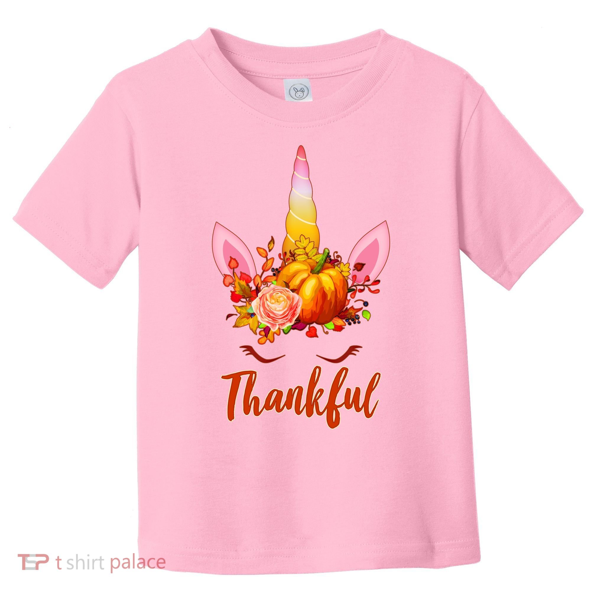 Thankful Unicorn Autumn Toddler T-Shirt