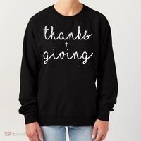Thanks Plus Giving Cute Thanksgiving Women's Sweatshirt thumb 0