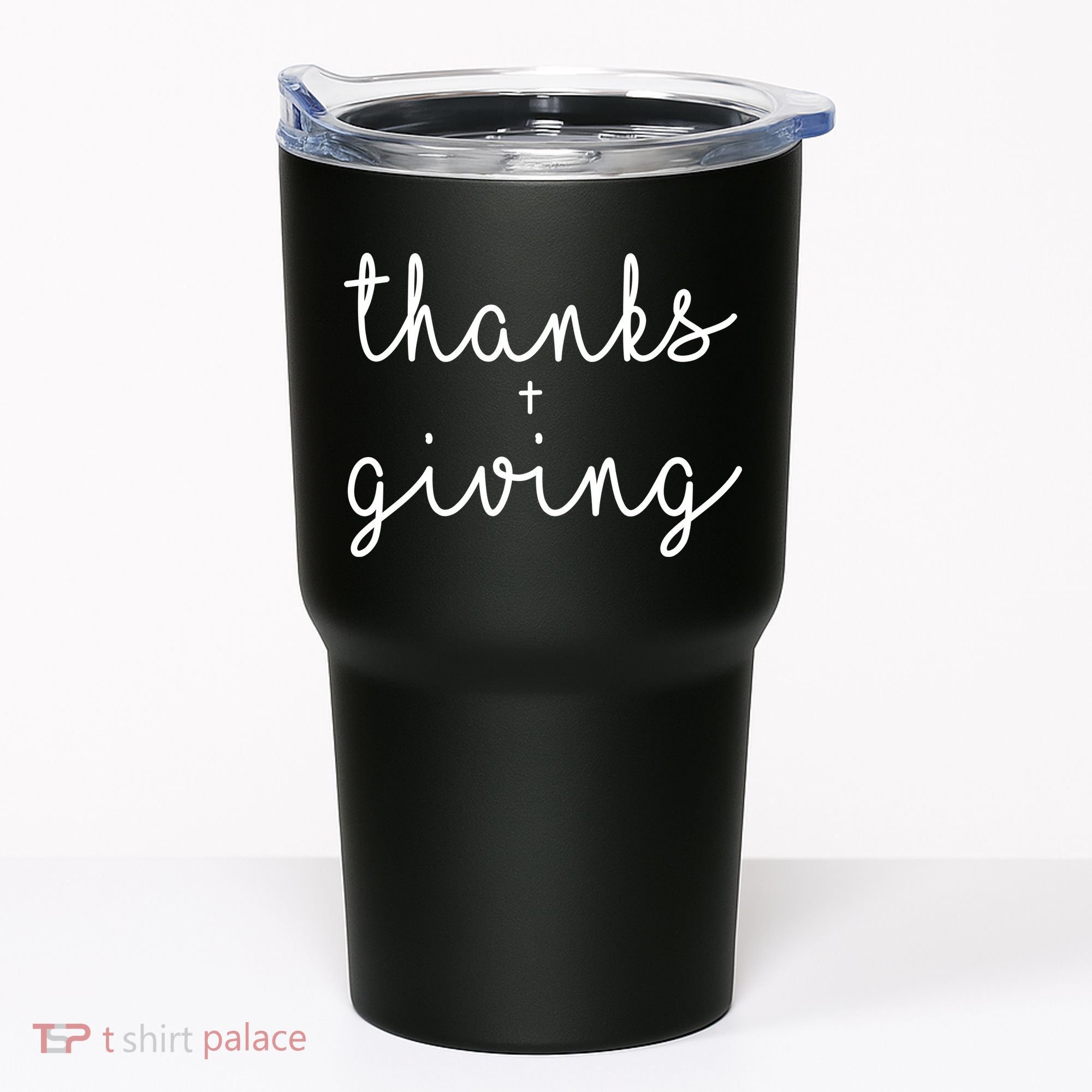 Thanks Plus Giving Cute Thanksgiving Tumbler