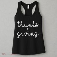 Thanks Plus Giving Cute Thanksgiving Women's Tank Top thumb 3
