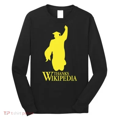 Thanks Wikipedia Long Sleeve Shirt