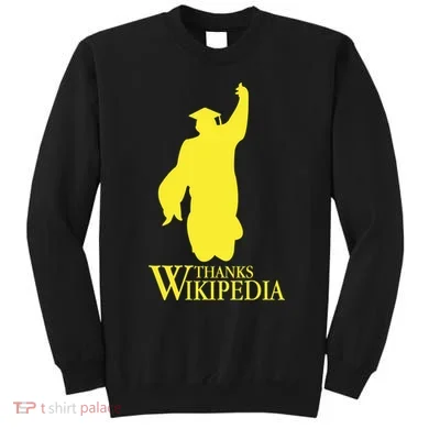 Thanks Wikipedia Sweatshirt