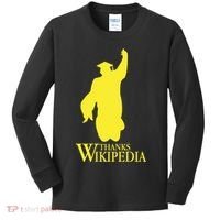 Thanks Wikipedia Kids Long Sleeve Shirt thumb 0