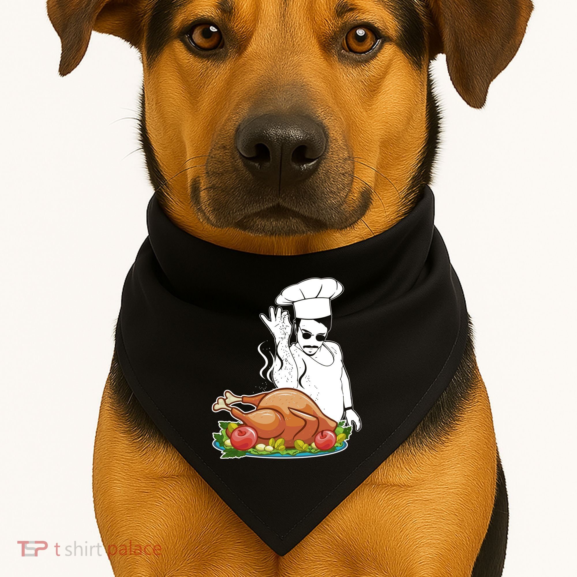 Thanksgiving  Turkey BAE USA-Made Doggie Bandana