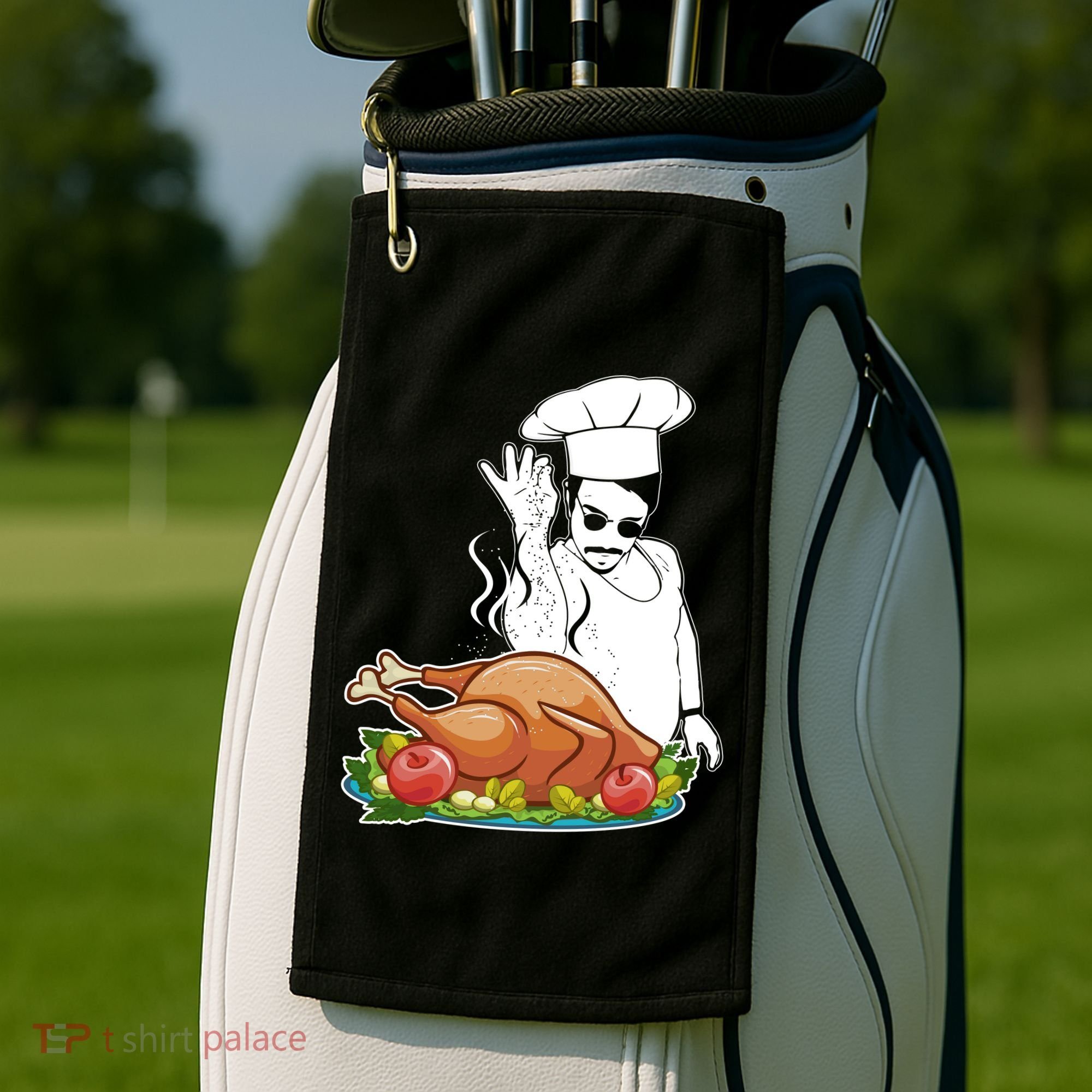 Thanksgiving  Turkey BAE Golf Towel