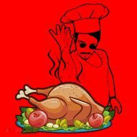 Thanksgiving  Turkey BAE Santa Hat thumb 1