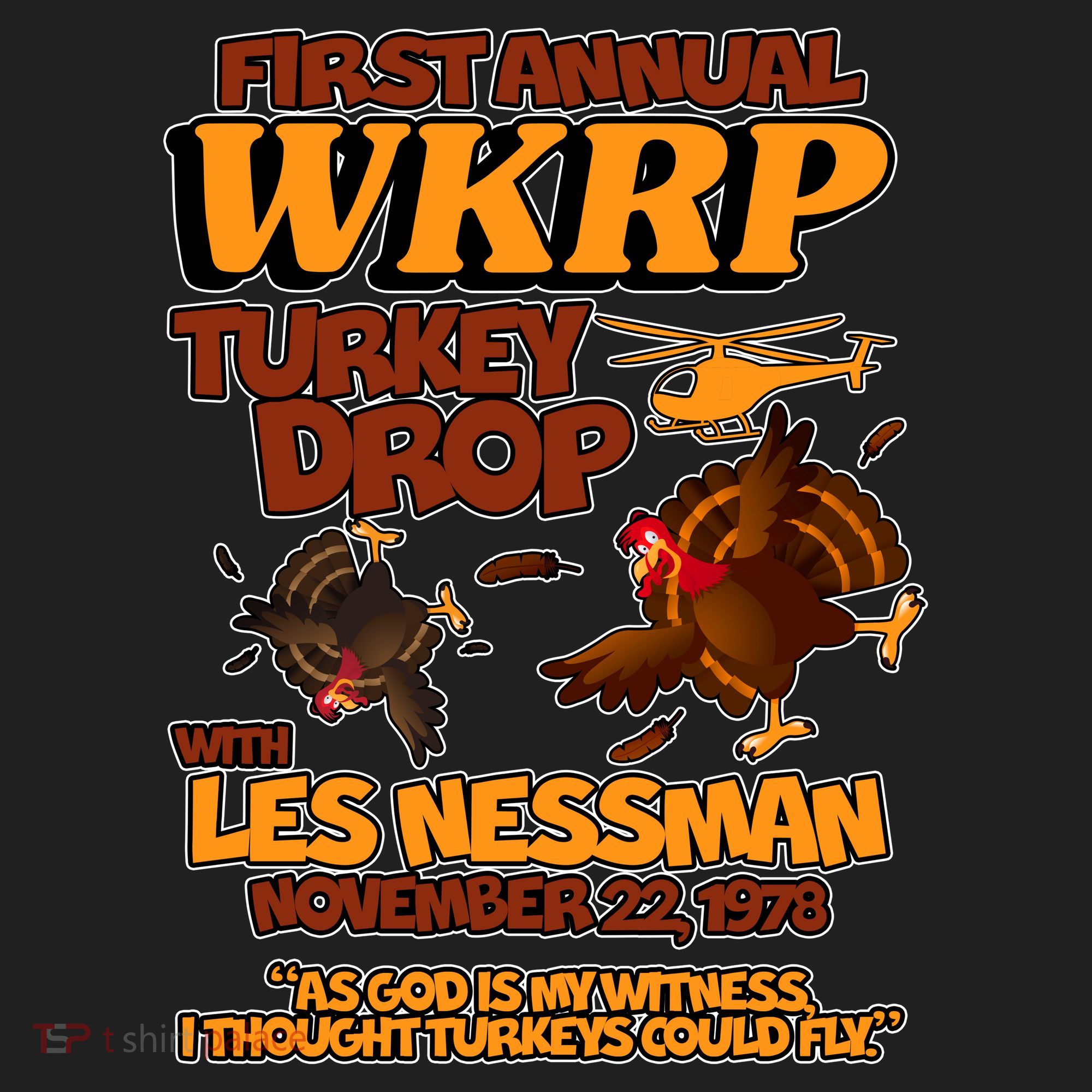 Thanksgiving 1st Annual WKRP Turkey Drop Women's Sweatshirt
