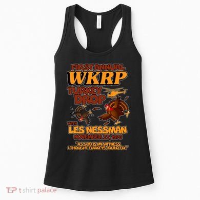 Thanksgiving 1st Annual WKRP Turkey Drop Women's Tank Top