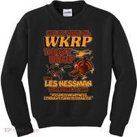 Thanksgiving 1st Annual WKRP Turkey Drop Kids Sweatshirt thumb 0