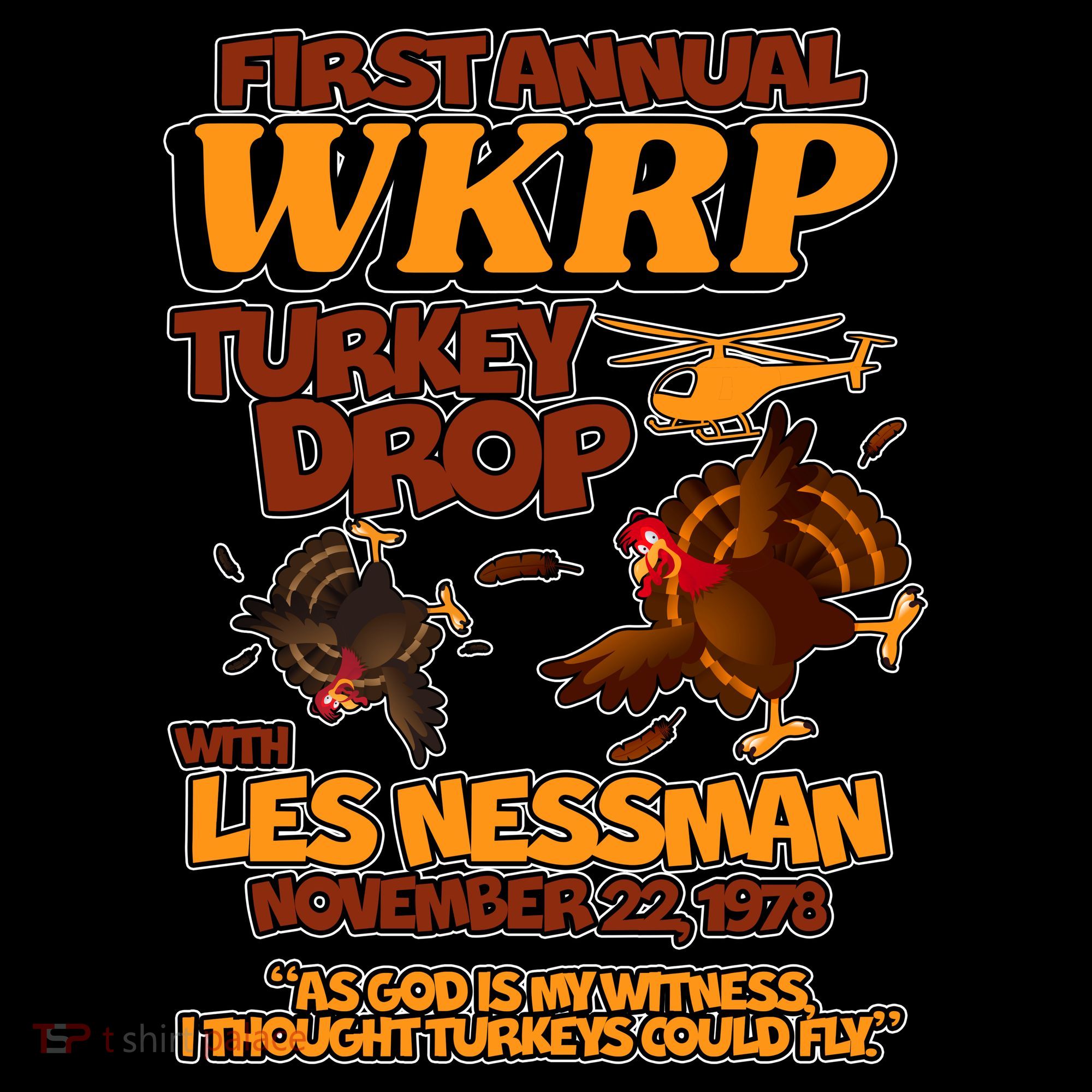 Thanksgiving 1st Annual WKRP Turkey Drop Tote Bag