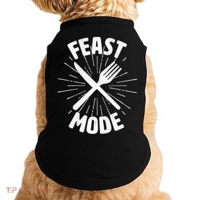 Thanksgiving And Christmas Feast Mode Doggie Tank
