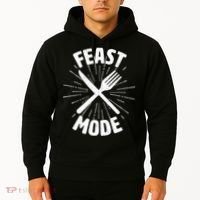Thanksgiving And Christmas Feast Mode Hoodie thumb 2