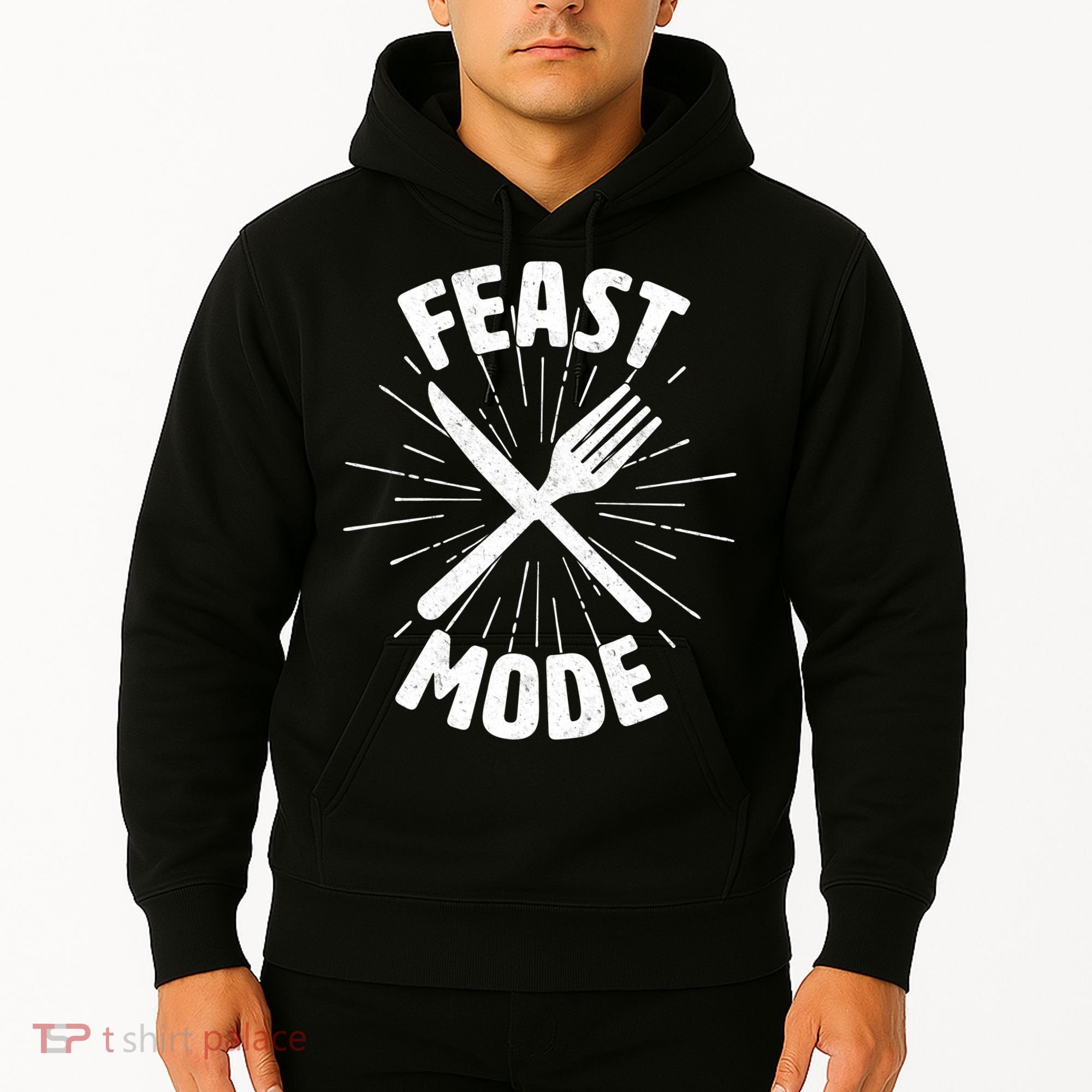 Thanksgiving And Christmas Feast Mode Hoodie