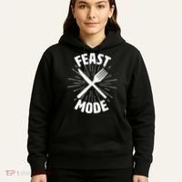 Thanksgiving And Christmas Feast Mode Hoodie thumb 5
