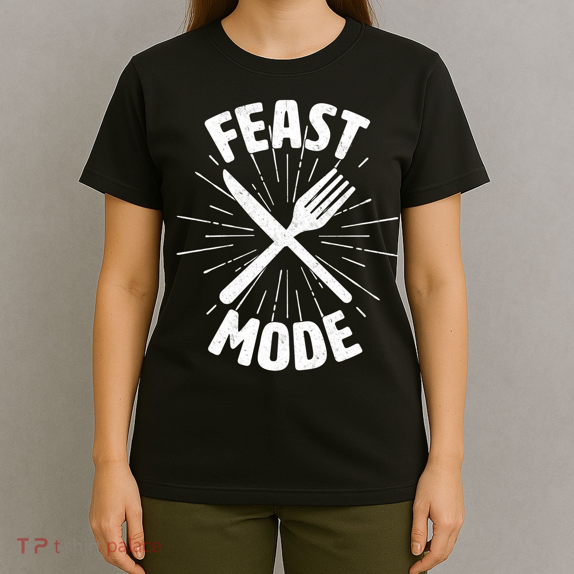 Thanksgiving And Christmas Feast Mode T-Shirt