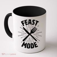 Thanksgiving And Christmas Feast Mode Coffee Mug thumb 0
