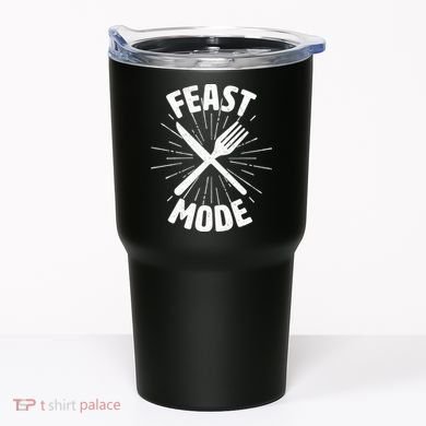 Thanksgiving And Christmas Feast Mode Tumbler