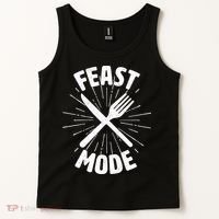 Thanksgiving And Christmas Feast Mode Tank Top thumb 2