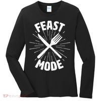 Thanksgiving And Christmas Feast Mode Women's Long Sleeve Shirt thumb 0