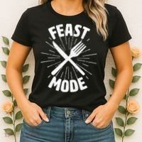 Thanksgiving And Christmas Feast Mode Women's T-Shirt thumb 2