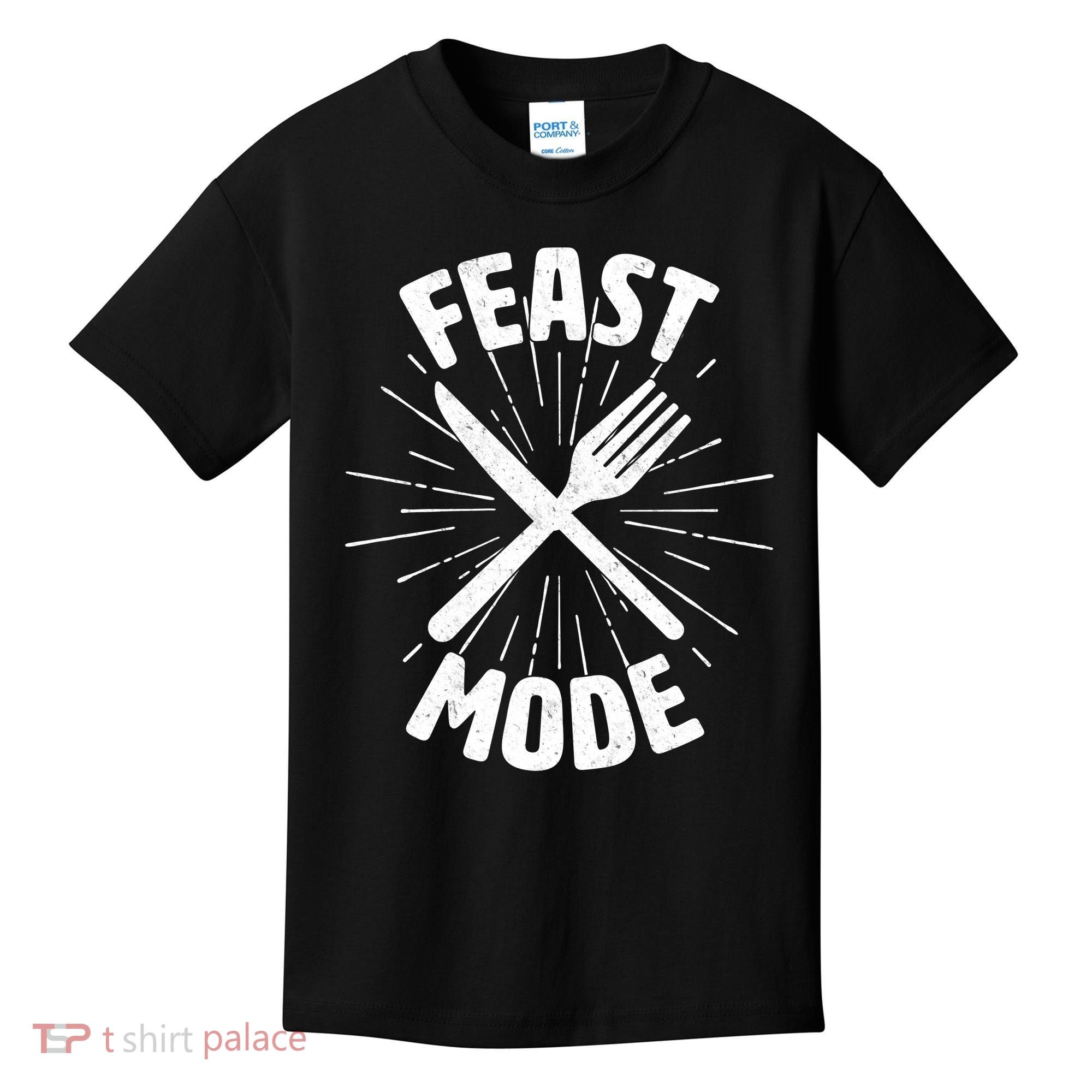 Thanksgiving And Christmas Feast Mode Kids T-Shirt