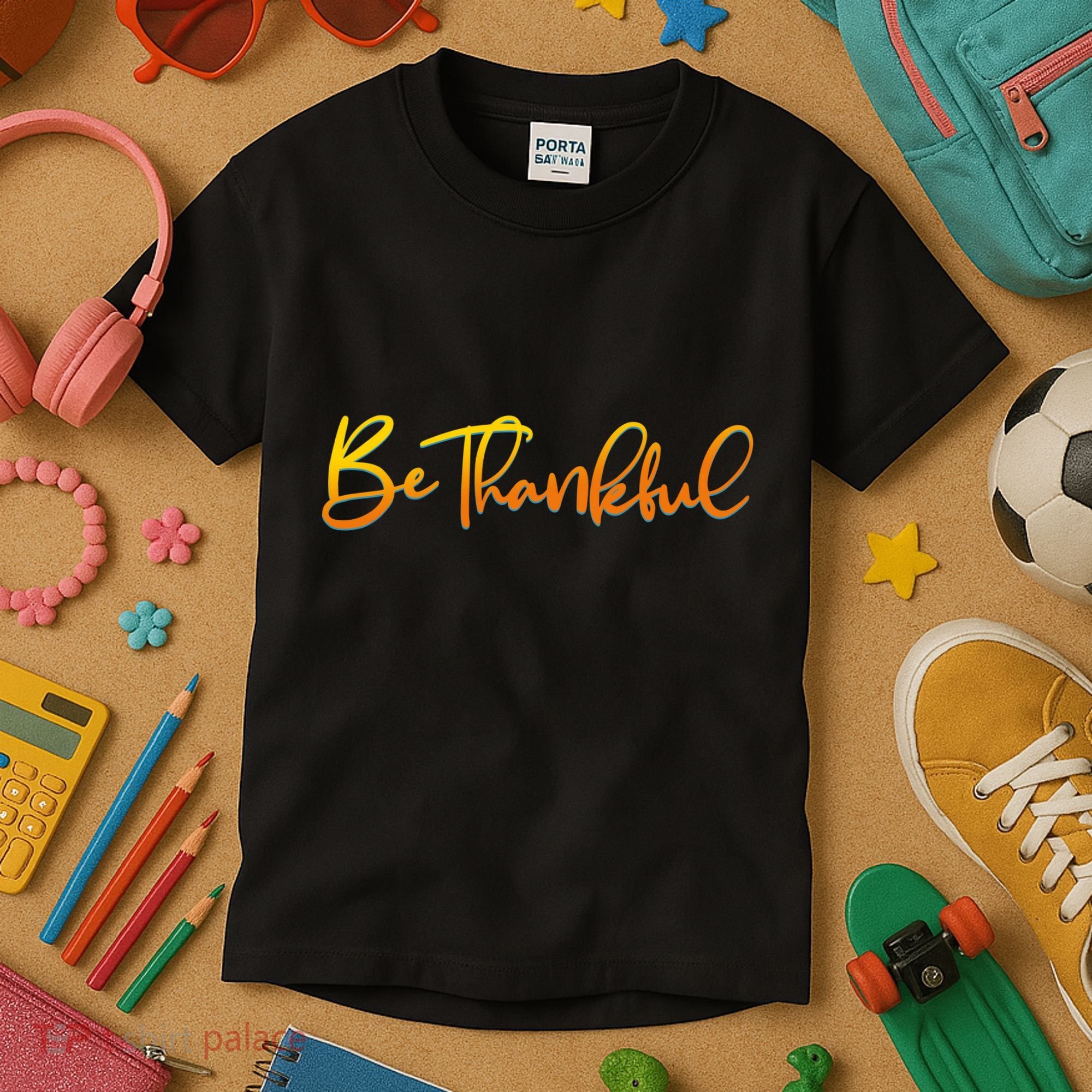 Thanksgiving Be Thankful  Kids T-Shirt