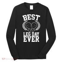 Thanksgiving Best Leg Day Ever Long Sleeve Shirt thumb 0