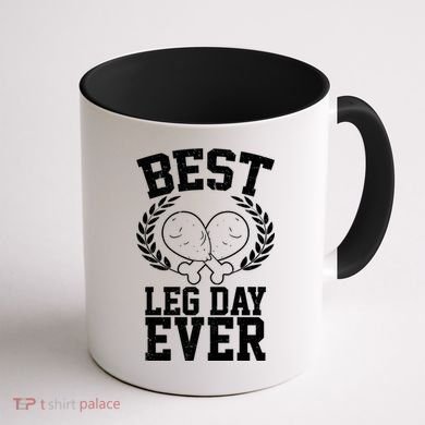 Thanksgiving Best Leg Day Ever Coffee Mug back