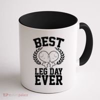 Thanksgiving Best Leg Day Ever Coffee Mug thumb 1