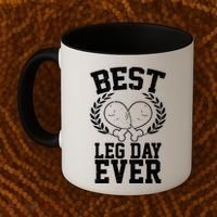 Thanksgiving Best Leg Day Ever Coffee Mug thumb 2