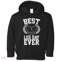 Thanksgiving Best Leg Day Ever Toddler Hoodie thumb 0