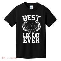 Thanksgiving Best Leg Day Ever Kids T-Shirt thumb 0