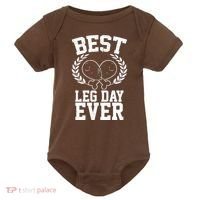 Thanksgiving Best Leg Day Ever Baby Bodysuit thumb 0